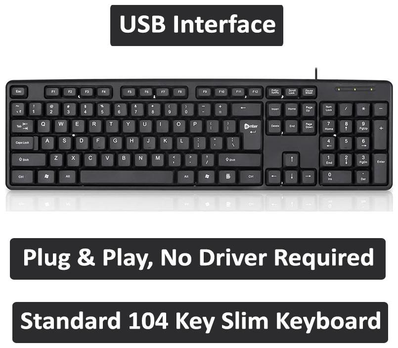 

Enter PINNACLE Wired Keyboard