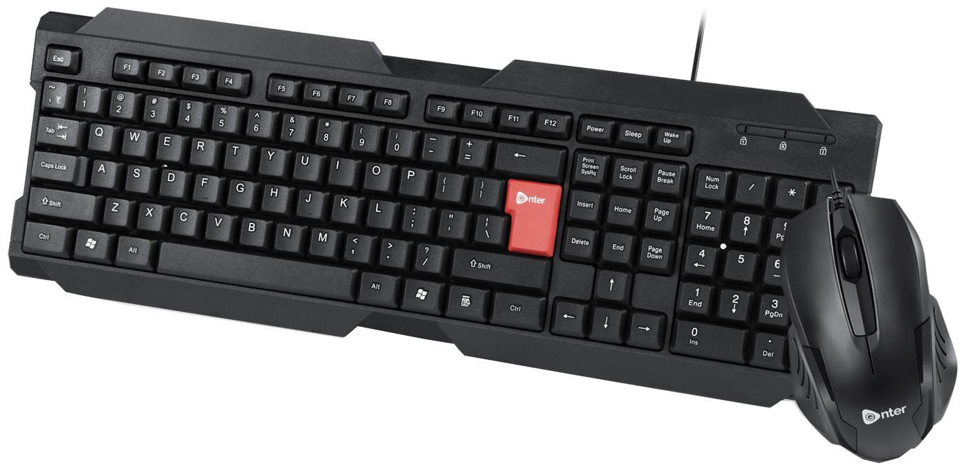 

Enter E-c350u Wired Keyboard Mouse Set ( Black )