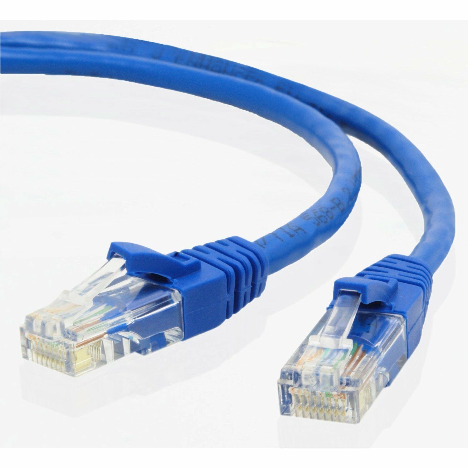 

Ethernet Network Patch Cat5E Cable (100ft) - Blue