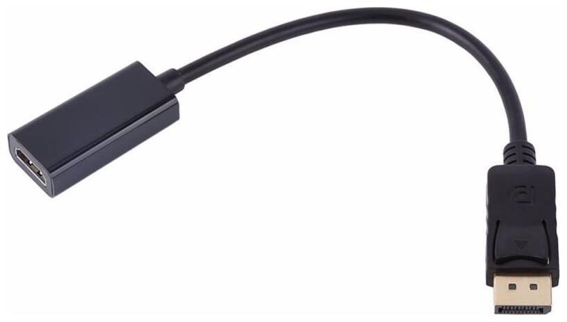 

Ever Forever Display Port Male to HDMI Female Adapter Cable for Laptops (Black)