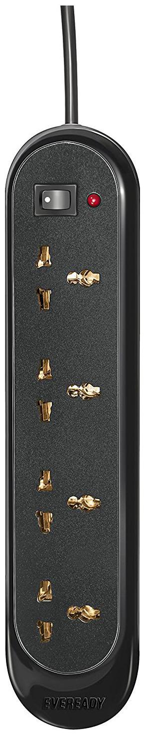 

Eveready EVDSG01BLK Spike Buster 4 Socket (Black)