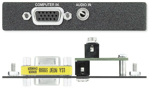 

Extron AAP15-pin HD fem-to-fem barrel and 3 5 mm stereo audio jack 70-161-11