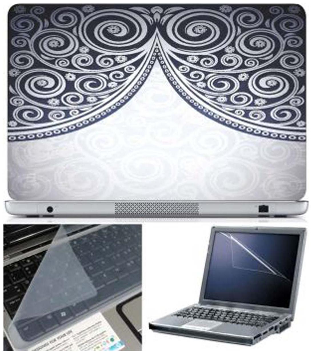 

FineArts Abstract Series 1013 Laptop Skin For 15 6 inch Laptop With Key Guard Screen Protector