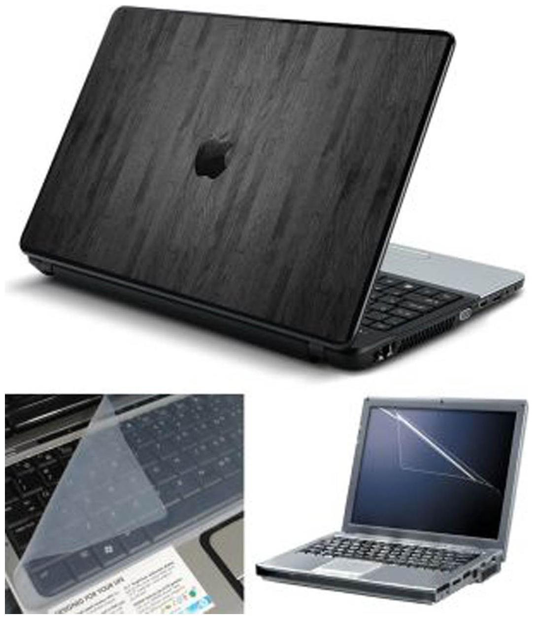 

FineArts Apple Wooden Effect Laptop skin For 15 6 inch Laptop Screen Guard keyboard Protector