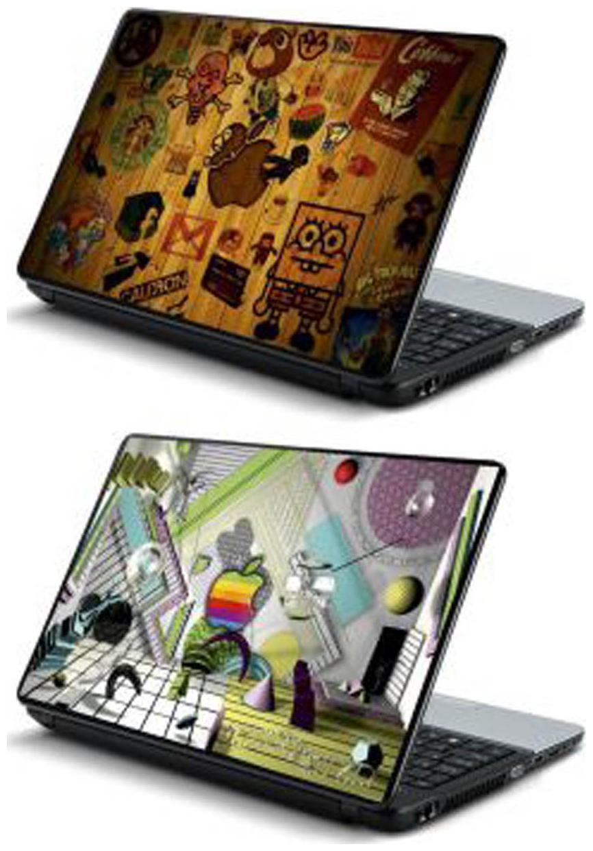 

FineArts Apple Wooden Drawing Laptop Skin For 15 6 inch Laptops
