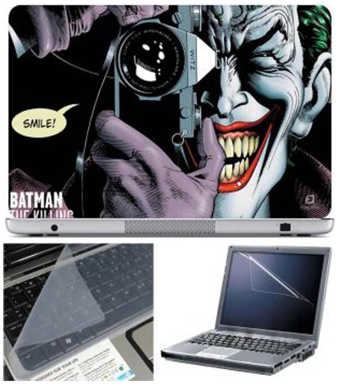 

FineArts Batma The Killing Smile Laptop Skin For 15 6 inch Laptop With Key Guard Screen Protector
