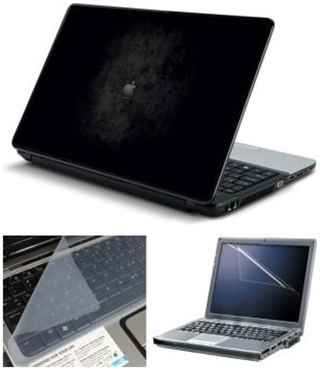 

FineArts Black Laptop Skin For 15 6 inch Laptop