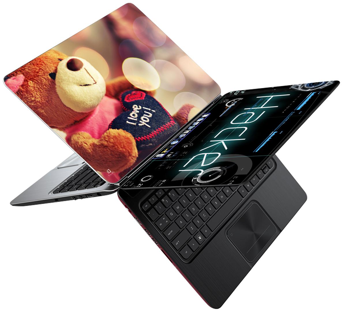 

FineArts Combo of Two Laptop Skins For Dell HP Lenovo Acer Toshiba and ASUS 15 6 inch Laptop - DOUBLELS016