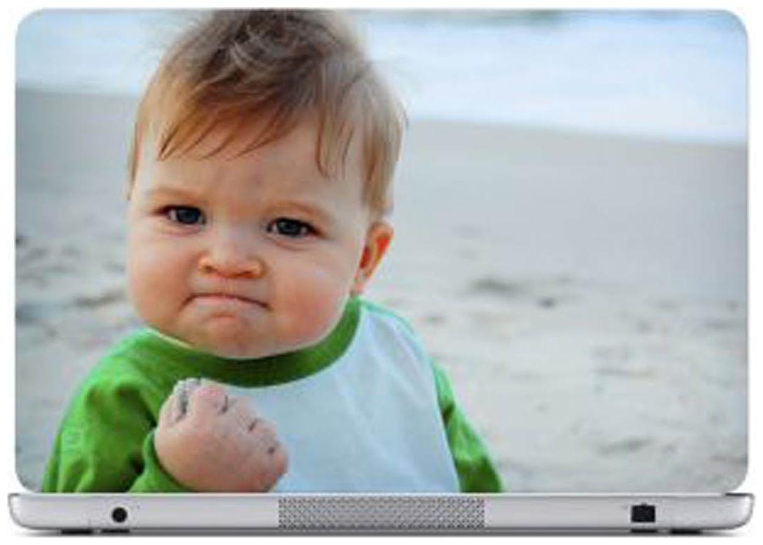 

FineArts Confident Child Laptop Skin For 15 6 inch Laptop