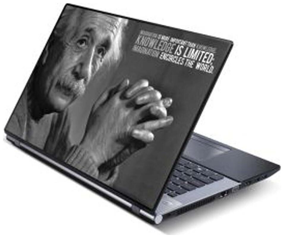 

FineArts Einstein Quotes Laptop Skin For 15 6 inch Laptop