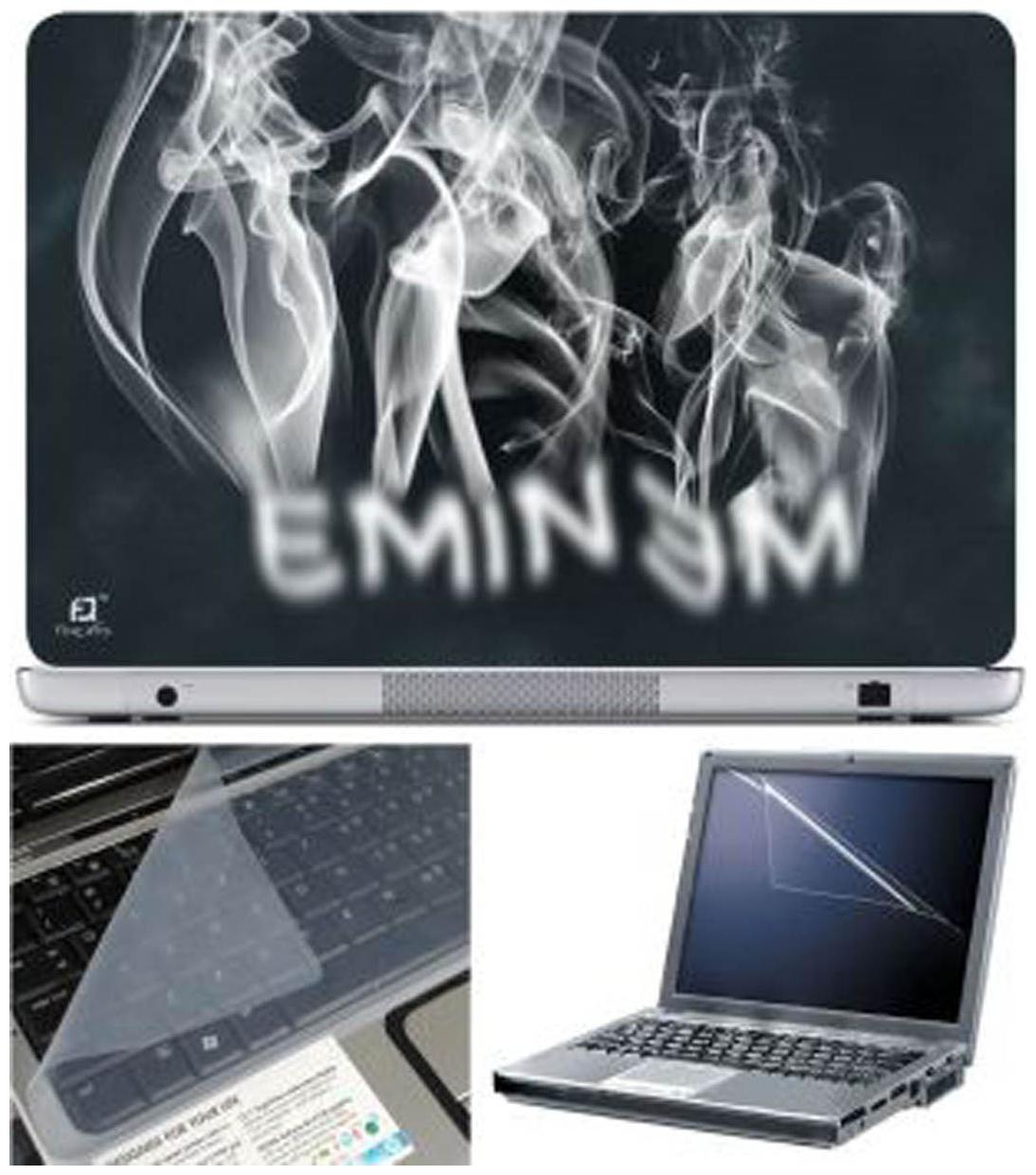 

FineArts Eminem Smoke Laptop Skin For 15 6 inch Laptop With Key Guard Screen Protector