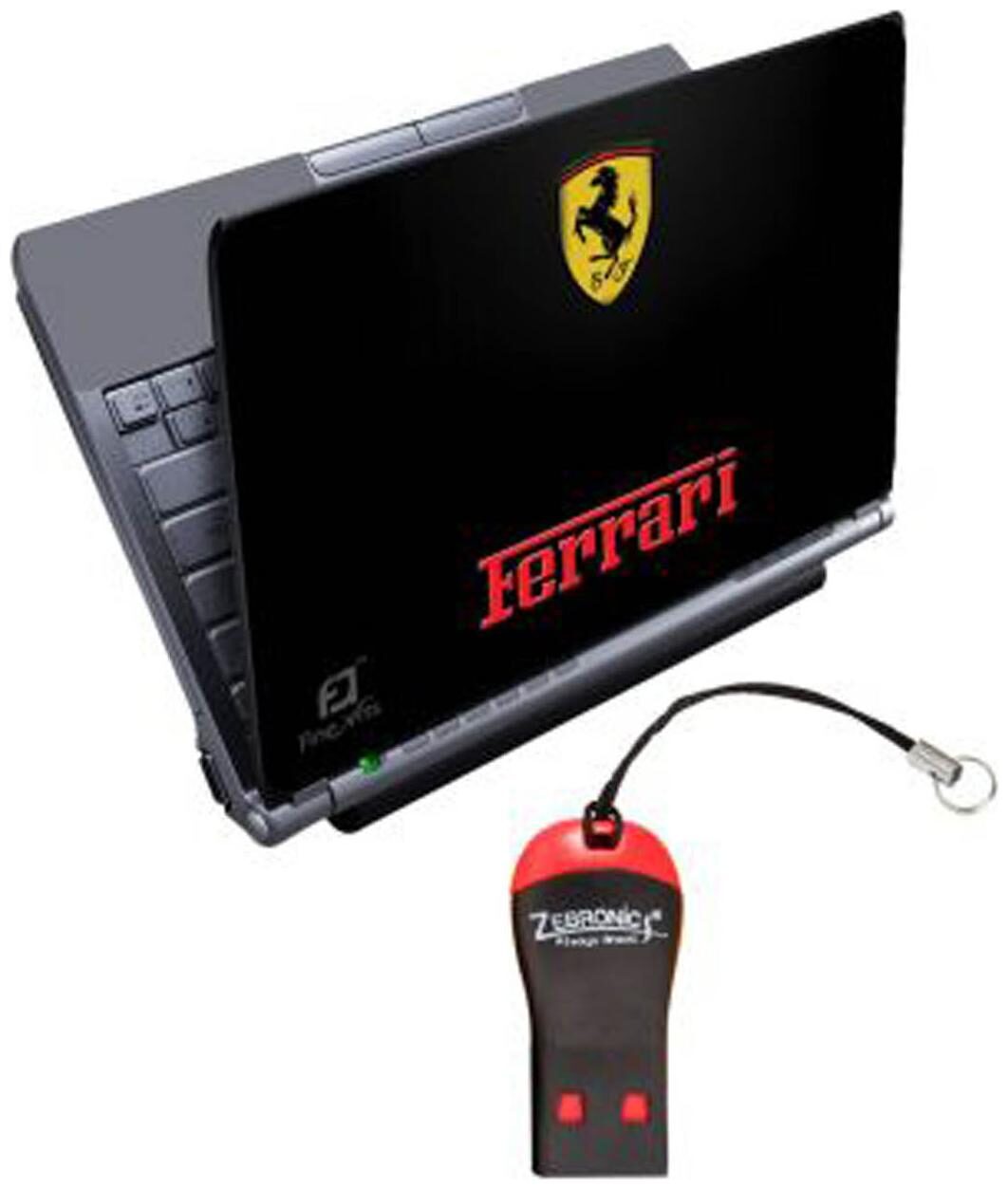 

FineArts Ferrari Black Laptop Skin For 15 6 inch Laptop With Card Reader