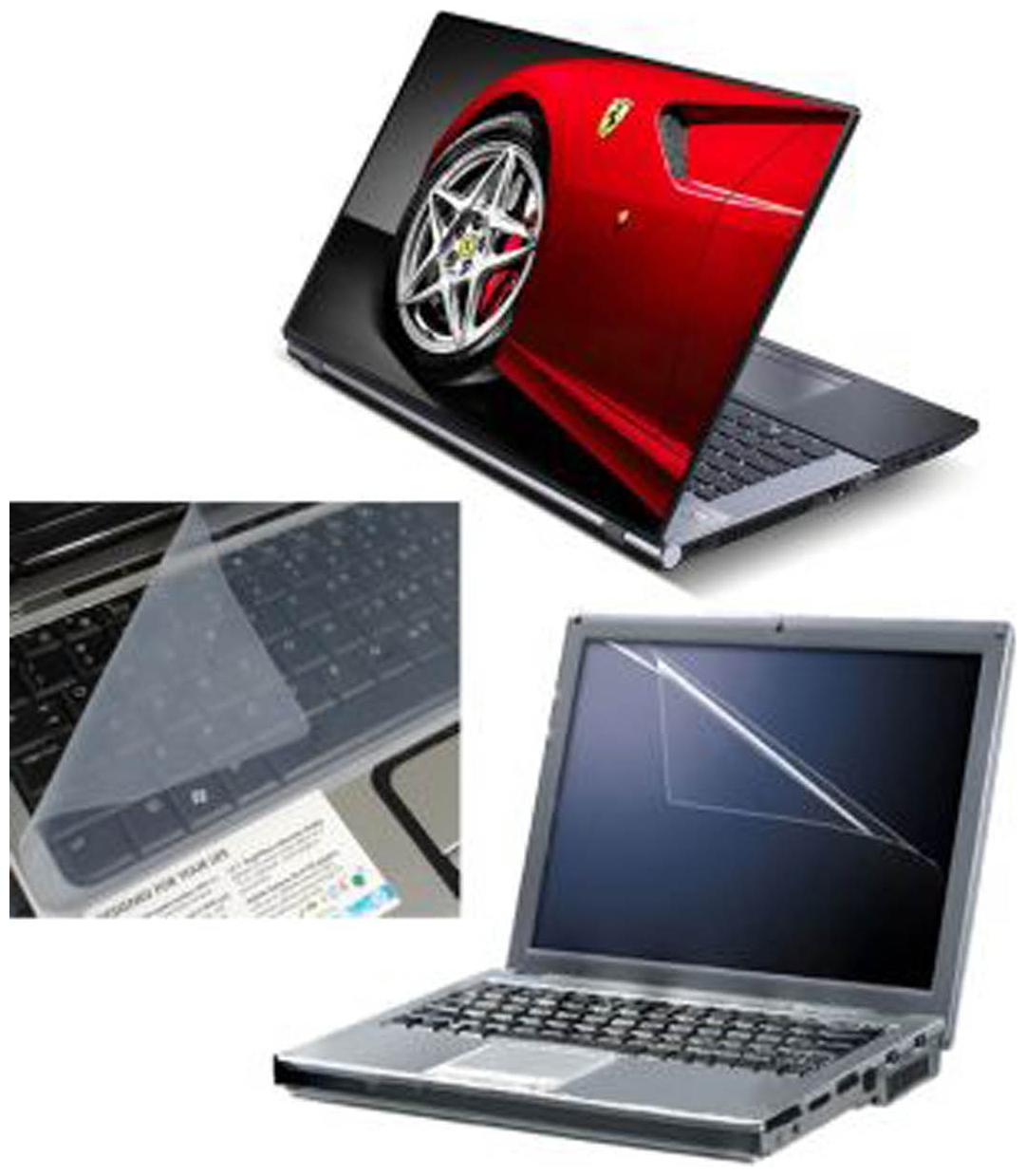 

FineArts Ferrari With Screen Keyboard Protector Laptop Skin For 15 6 inch Laptop