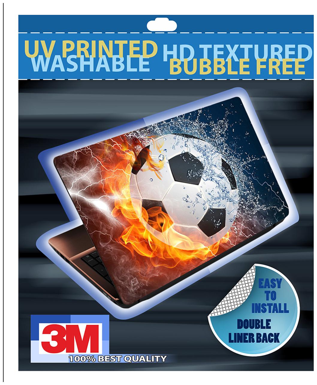 

FineArts Football Fire Water Laptop Skin For 15 6 (39 6 cm) Laptop