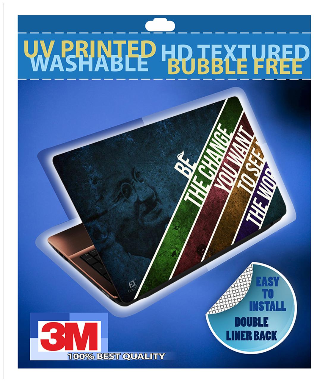 

FineArts Gandhi The Change Laptop Skin For 15 6 (39 6 cm) Laptop