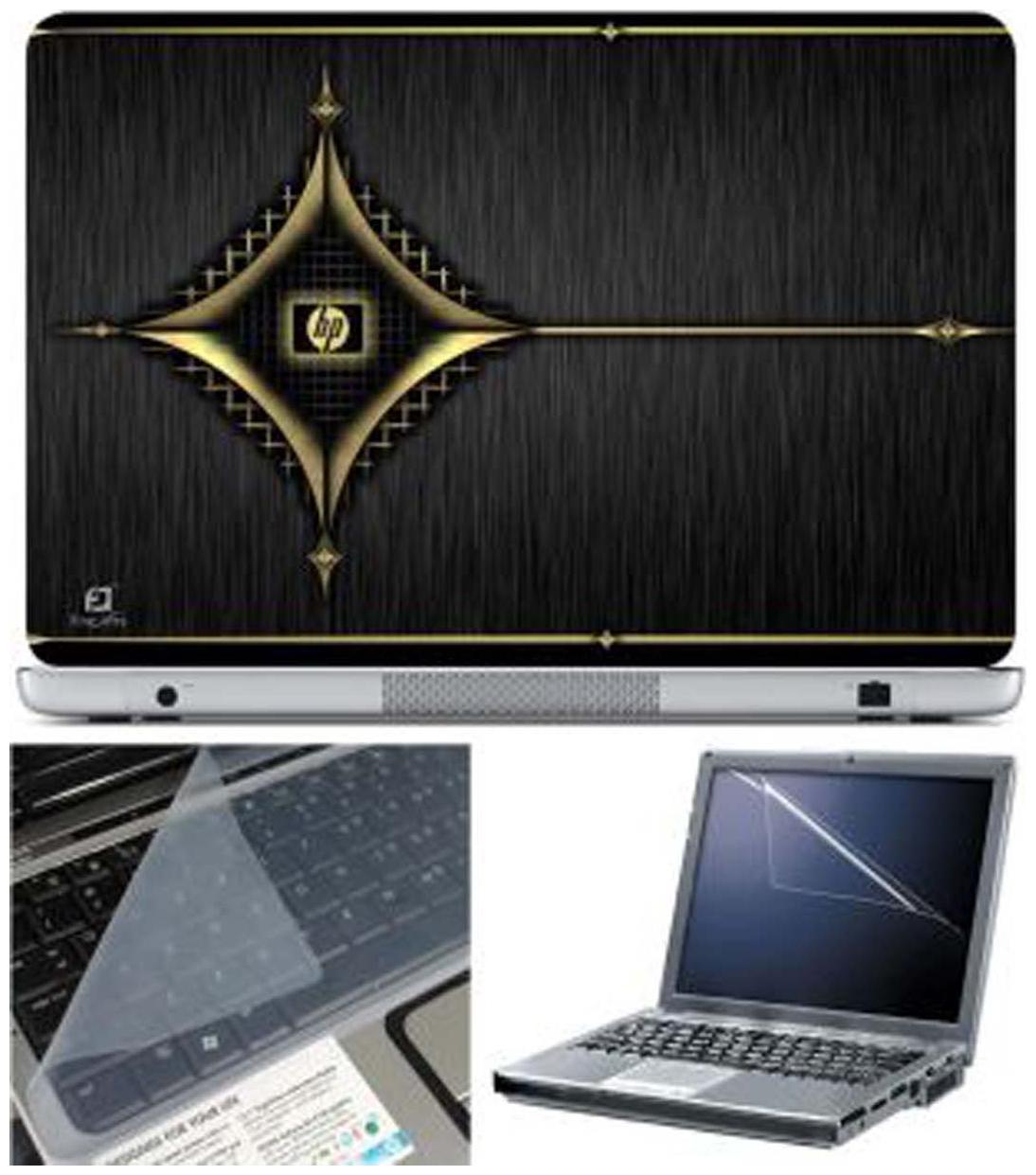 

FineArts HP Antique Design Laptop Skin For 15 6 inch Laptop With Key Guard Screen Protector