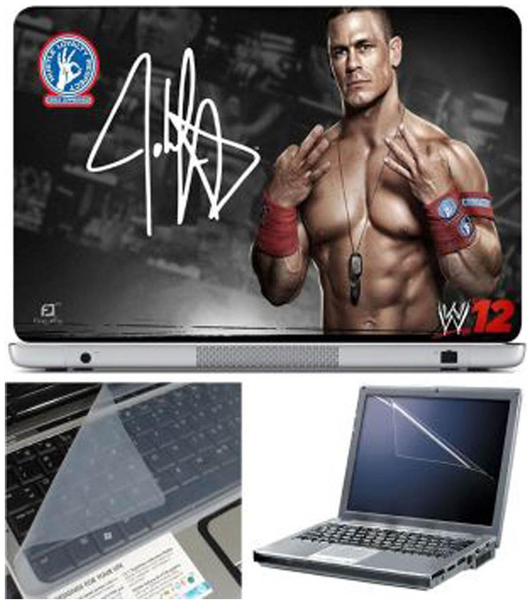 

FineArts John Cena W12 Laptop Skin For 15 6 inch Laptop With Key Guard Screen Protector