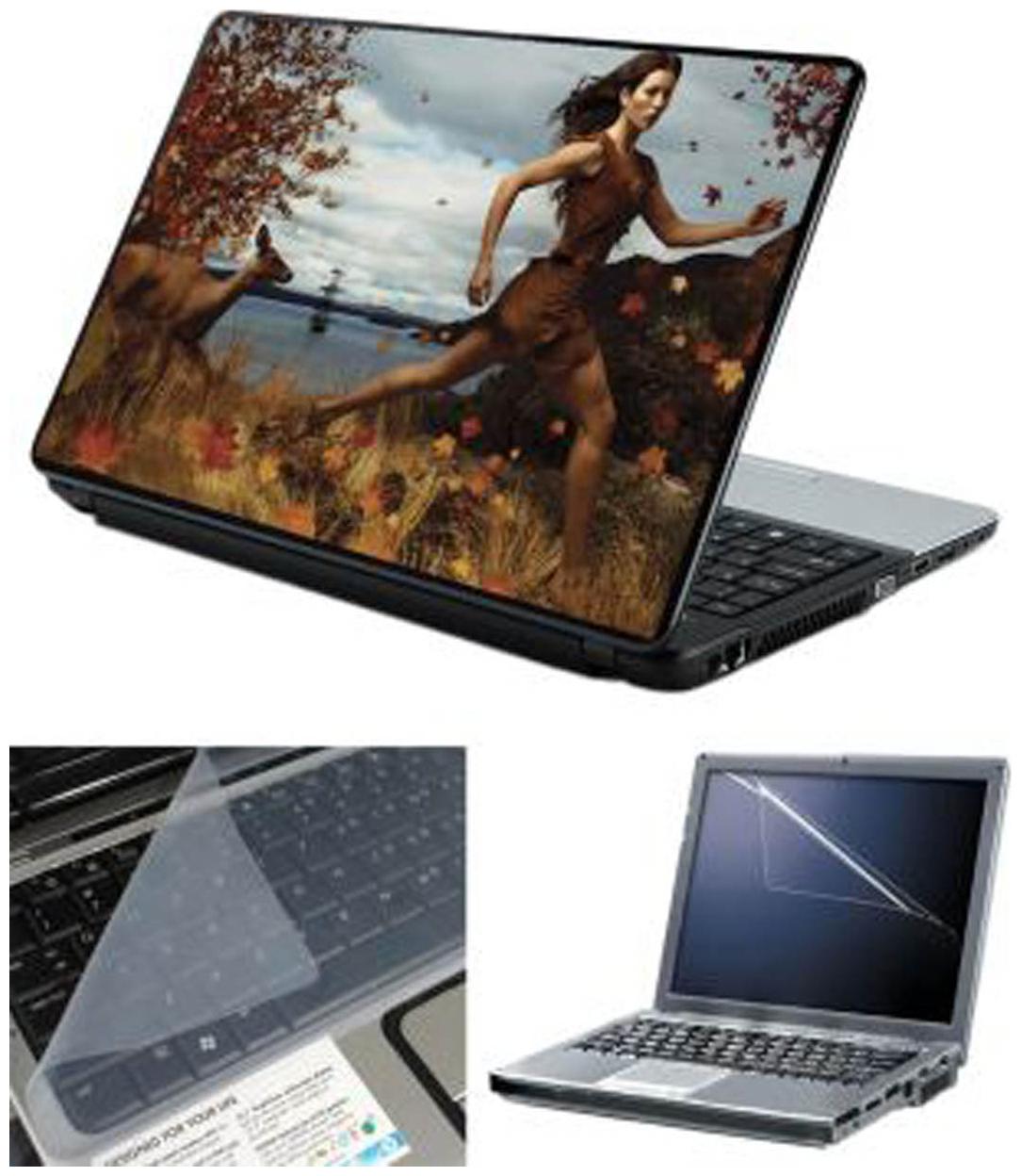 

FineArts Pocahontas Laptop skin For 15 6 inch Laptop Screen Guard keyboard Protector