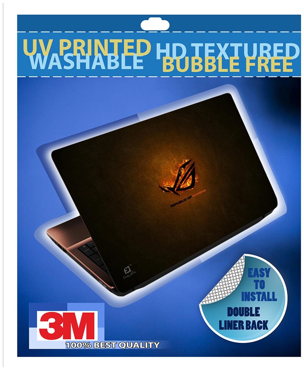 

FineArts Republic of Gamers Fire Laptop Skin For 15 6 (39 6 cm) Laptop