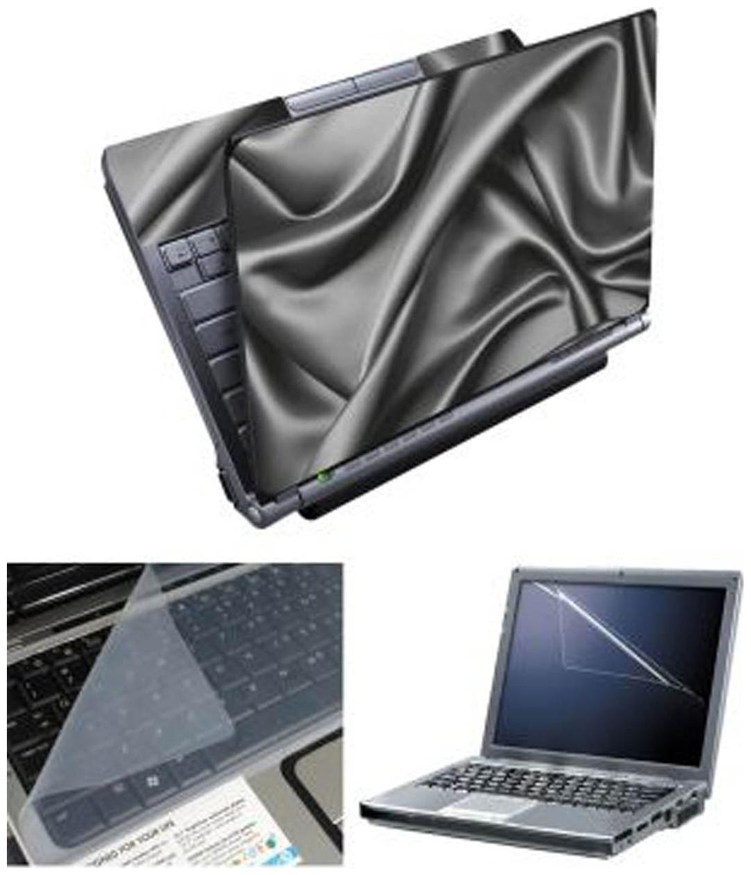 

FineArts Silky Cloth Laptop Skin For 15 6 inch Laptop With Screen Guard keyboard Protector