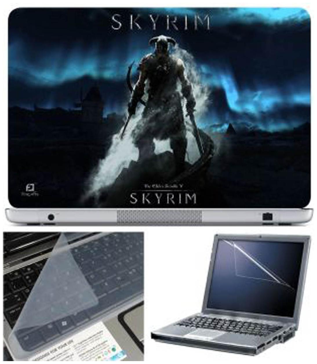 

FineArts Skyrim Laptop Skin For 15 6 inch Laptop With Key Guard Screen Protector