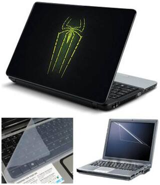 Buy Finearts Spider Neon Laptop Skin For 15 6 Inch Laptop Screen Guard Keyboard Protector Online At Low Prices In India Paytmmall Com