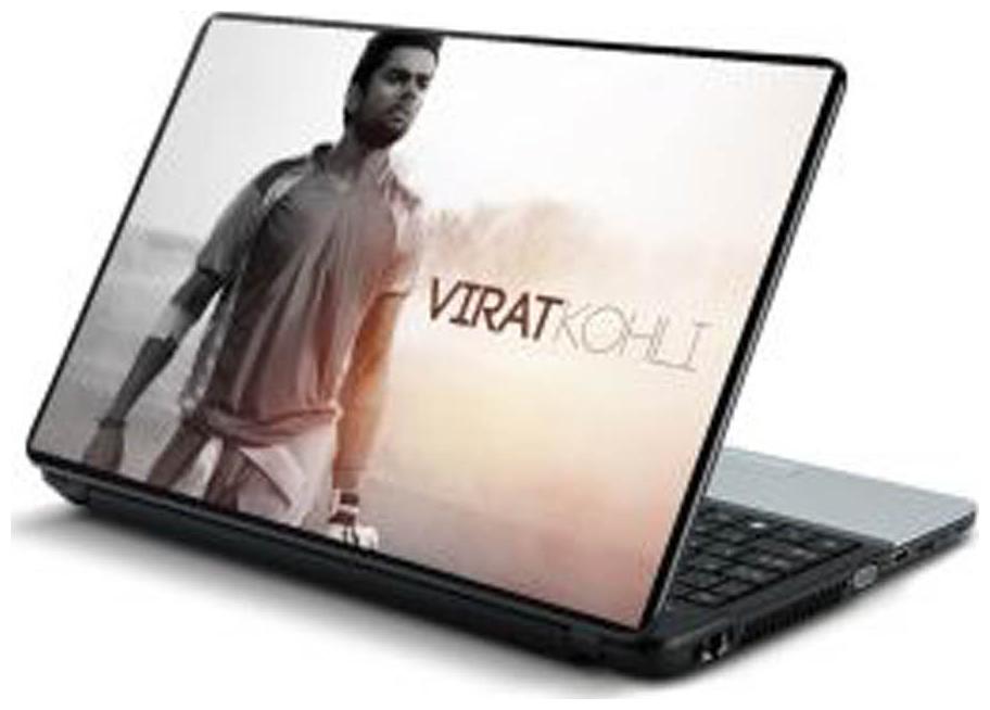 

FineArts Virat Kohli Leather Finished Laptop skin For 15 6 inch Laptop