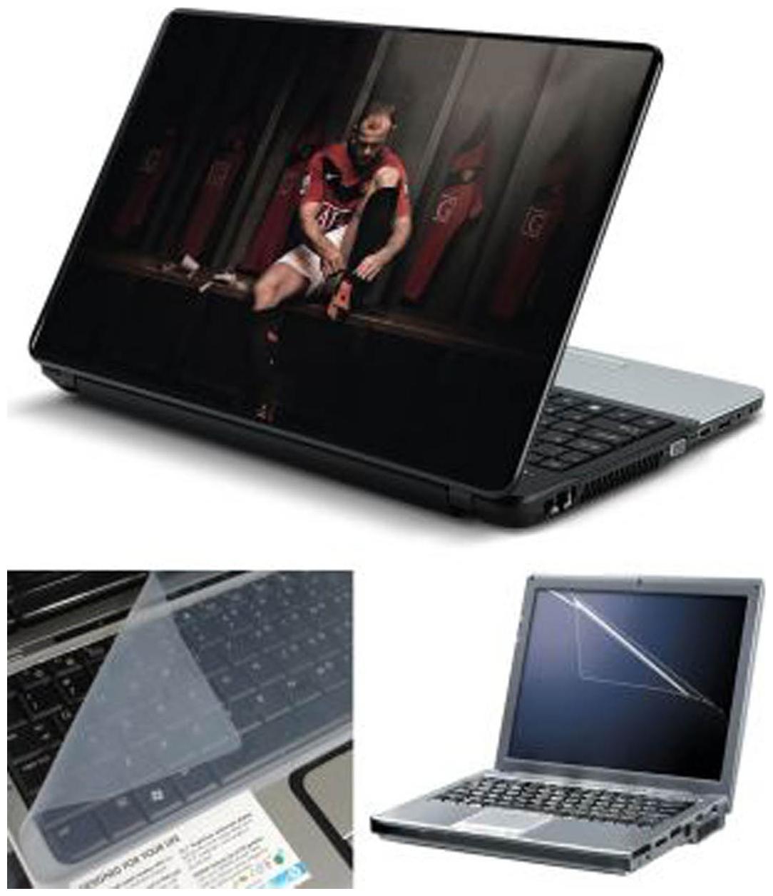 

FineArts Wayne Rooney Laptop Skin For 15 6 inch Laptop With Screen Guard Keyboard Protector