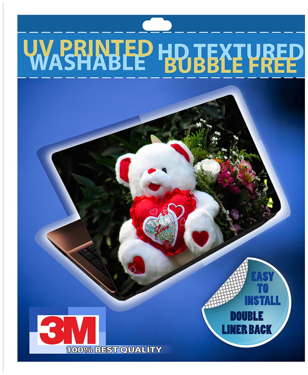 

FineArts White Teddy Laptop Skin For 15 6 (39 6 cm) Laptop