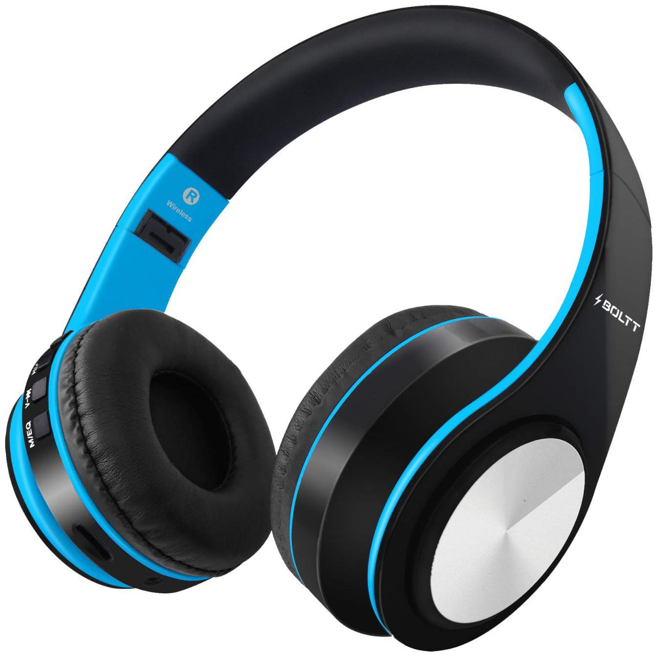 

Fire-Boltt Blast 1000 On-Ear Bluetooth Headset ( Blue )