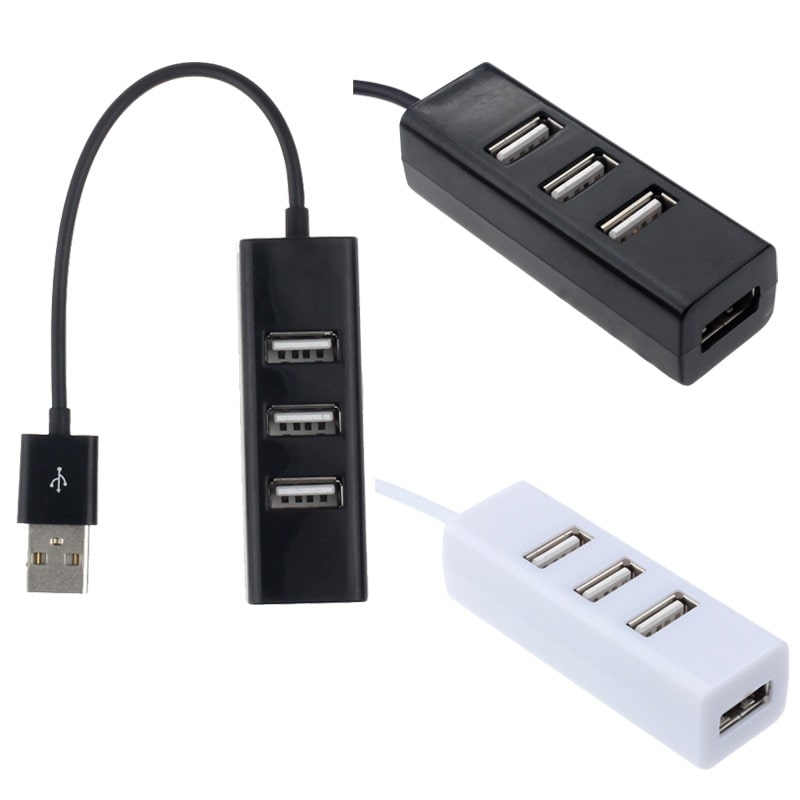 

G GAPFILL 3-Port Splitter Hub Adapter Mini USB 2 0 Hi-Speed Adapter For PC Computer (Assorted)