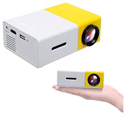 

G300 YG 300 Mini Portable Led Projector 1080P Palm Size Supporting A Variety of Video Pictures Music Formats