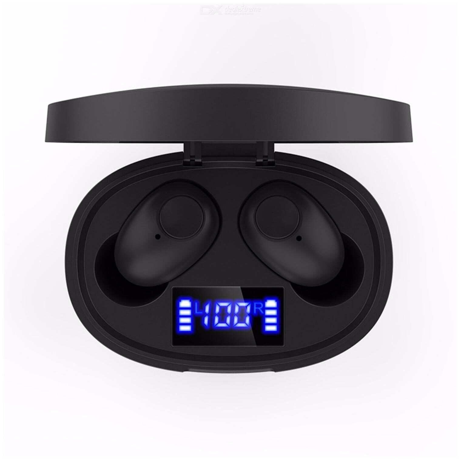 

GadgetX GADGETX-TWS-T12-A1 True Wireless Bluetooth Headset ( Black )