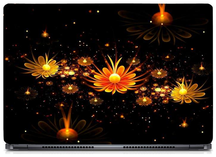 

Gallery 83 - 3D Fractal Glowing Daisies Laptop Decal laptop skin sticker 15 6 inch (15 x 10) Inch ks skin 0150new