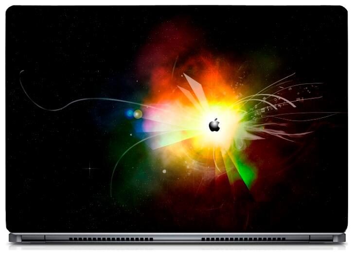 

Gallery 83 - Apple Logo In Coloured Galaxy Laptop Decal laptop skin sticker 15 6 inch (15 x 10) Inch g83 skin 0177new