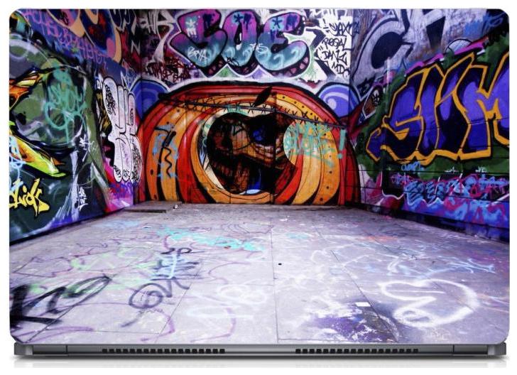 

Gallery 83 - Apple Graffiti Laptop Decal laptop skin sticker 15 6 inch (15 x 10) Inch ks skin 0425new