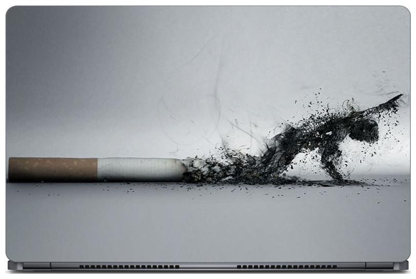 

Gallery 83 - Anti Smoking Message Laptop Decal laptop skin sticker 15 6 inch (15 x 10) Inch ks skin 0666new