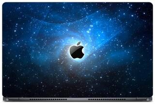 Buy Gallery 83 Blue Galaxy Apple Logo Laptop Decal Laptop Skin Sticker 15 6 Inch 15 X 10 Inch G83 Skin 0661new Online At Low Prices In India Paytmmall Com