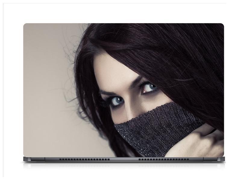 

Gallery 83 - Blue Eyes in Black Skarf Laptop Decal laptop skin sticker 15 6 inch (15 x 10) Inch g83 skin 0766new