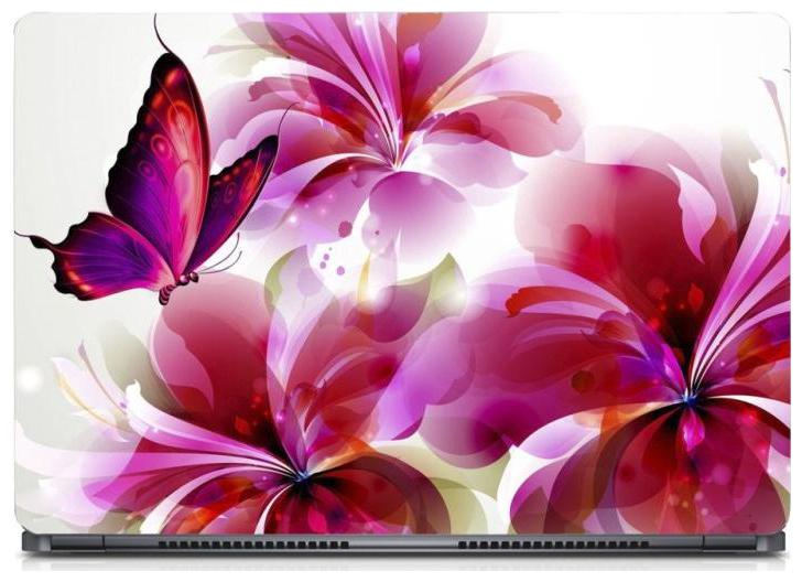 

Gallery 83 - Beautiful Pink Butterfly Abstract Laptop Decal laptop skin sticker 15 6 inch (15 x 10) Inch g83 skin 0545new