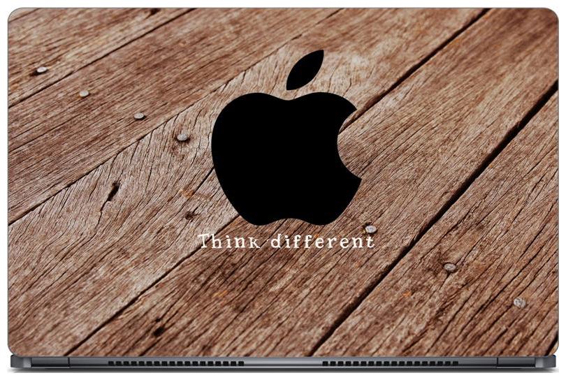 

Gallery 83 - Black Apple Logo on Wood Laptop Decal laptop skin sticker 15 6 inch (15 x 10) Inch g83 skin 0677new