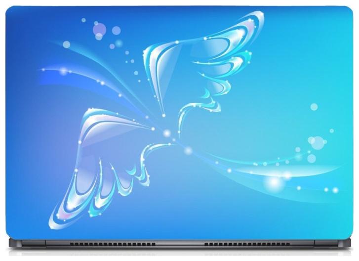 

Gallery 83 - Blue Butterfly Abstract Laptop Decal laptop skin sticker 15 6 inch (15 x 10) Inch g83 skin 0529new