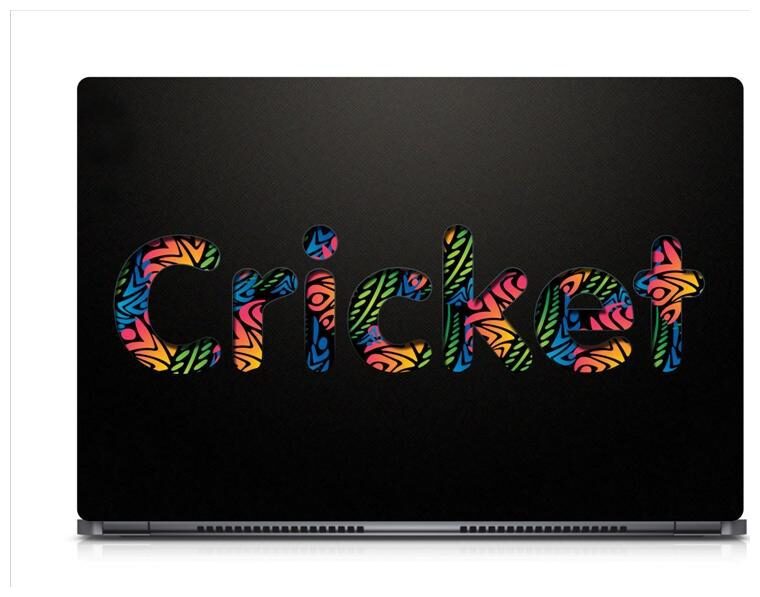 

Gallery 83 - Creative Cricket Text Laptop Decal laptop skin sticker 15 6 inch (15 x 10) Inch g83 skin 0849new