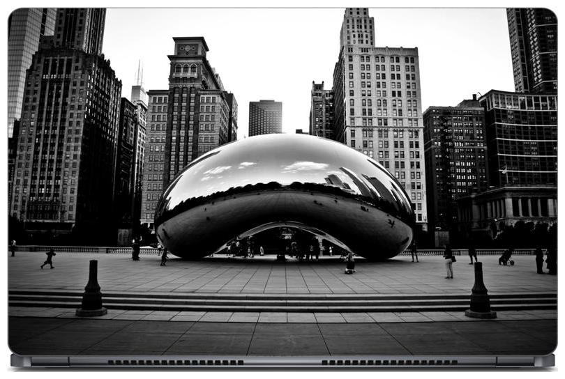 

Gallery 83 - Chicago Millenium Park Laptop Decal laptop skin sticker 15 6 inch (15 x 10) Inch g83 skin 0617new