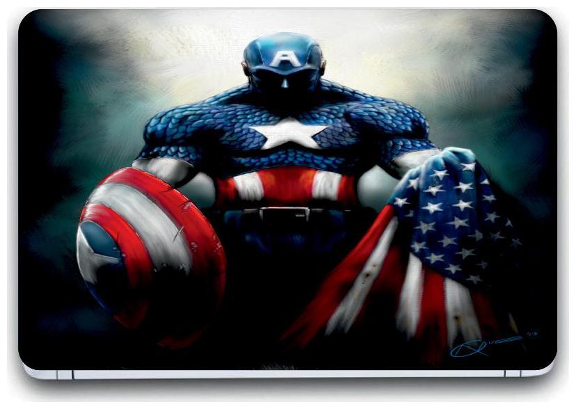 

Gallery 83 - captain america sheild Laptop Decal laptop skin sticker 15 6 inch (15 x 10) Inch G83 skin 01 3652