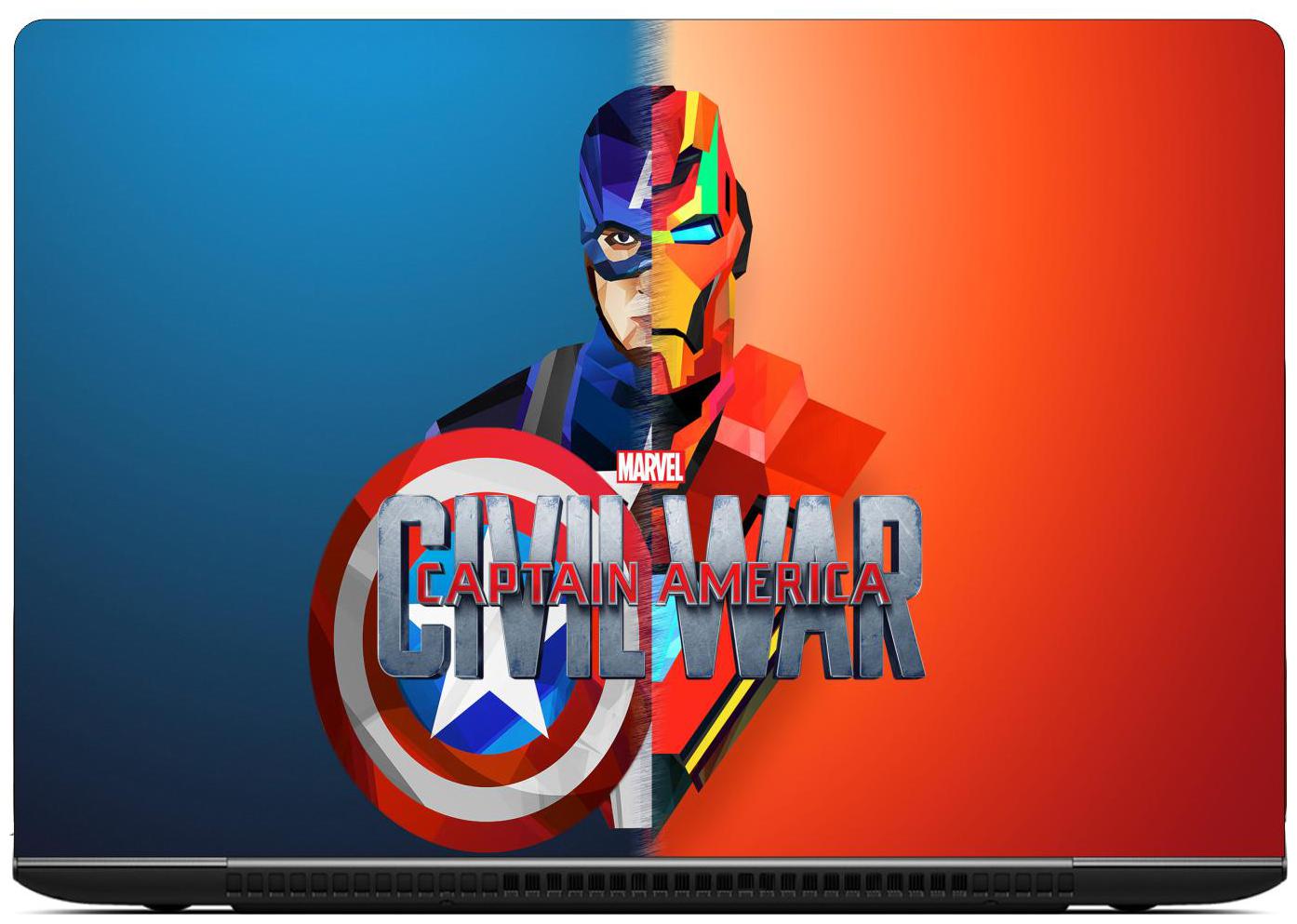 

Gallery 83 - captain america Laptop Decal laptop skin sticker 15 6 inch (15 x 10) Inch ks skin 2186new