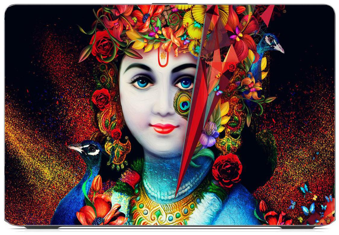 

Gallery 83 - colourful krishna wallpaper Laptop Decal laptop skin sticker 15 6 inch (15 x 10) Inch ks skin 1725new