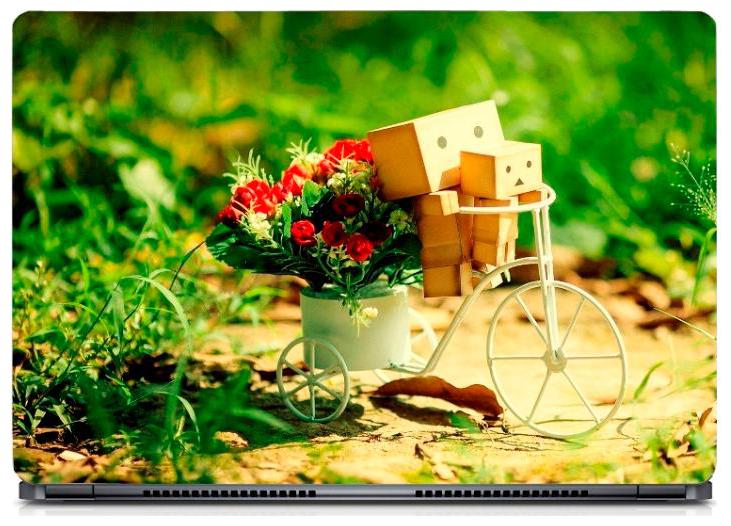 

Gallery 83 - Danboard Flower Cart Laptop Decal laptop skin sticker 15 6 inch (15 x 10) Inch ks skin 0160new