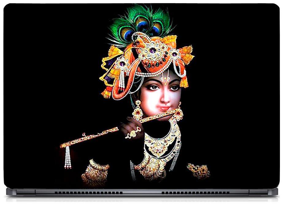 

Gallery 83 - Flute Krishna Laptop Decal laptop skin sticker 15 6 inch (15 x 10) Inch ks skin 0264new