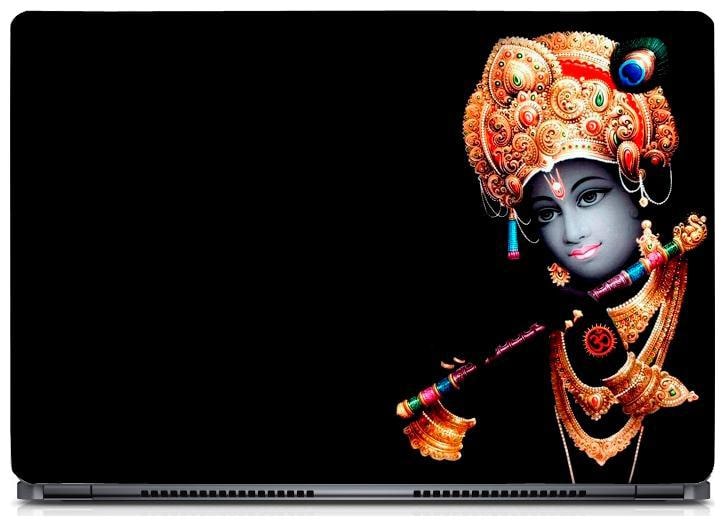 

Gallery 83 - Golden Mukut Lord Krishna Laptop Decal laptop skin sticker 15 6 inch (15 x 10) Inch g83 skin 0134new